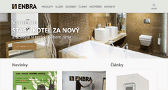 Desktop Screenshot of enbra.cz