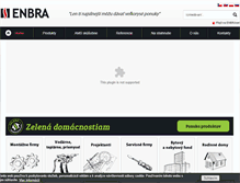 Tablet Screenshot of enbra.sk